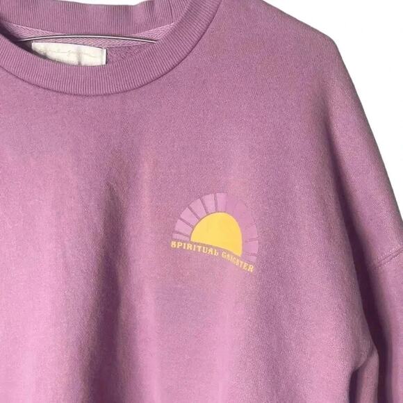 Spiritual Gangster Women's Sz XS Find Joy Relaxed Crew Pullover - Picture 3 of 9